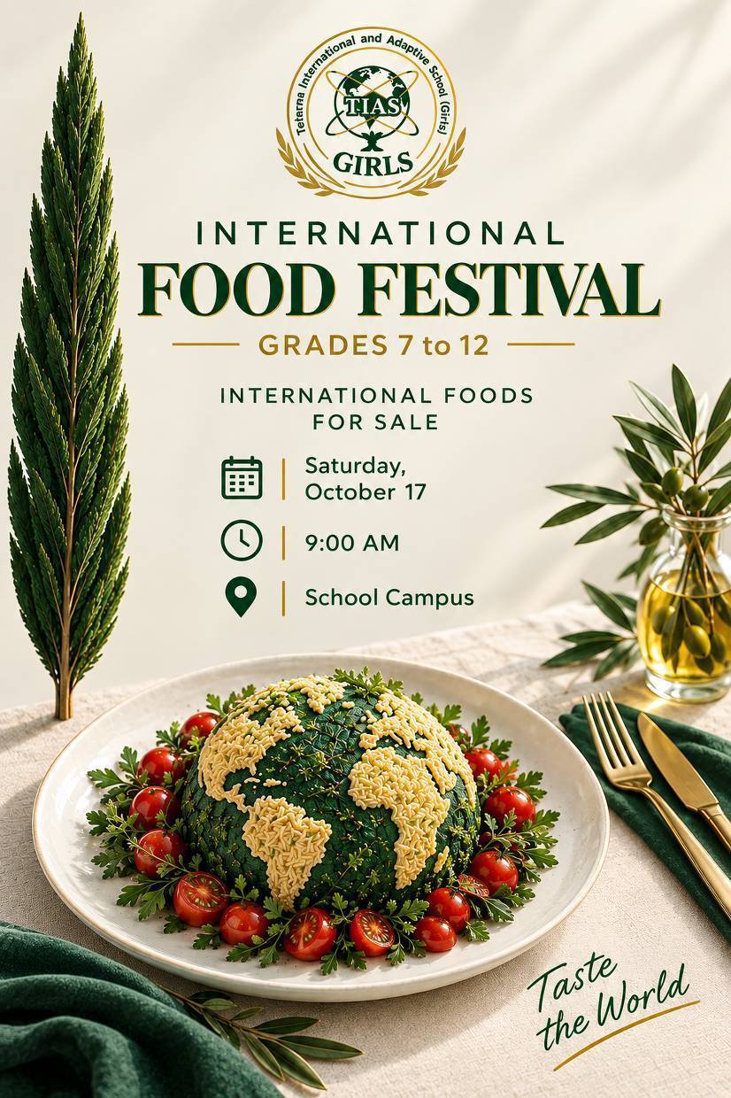 A Celebration of Flavors! Food Festival at Tehran International and Adaptive School (Girls’)