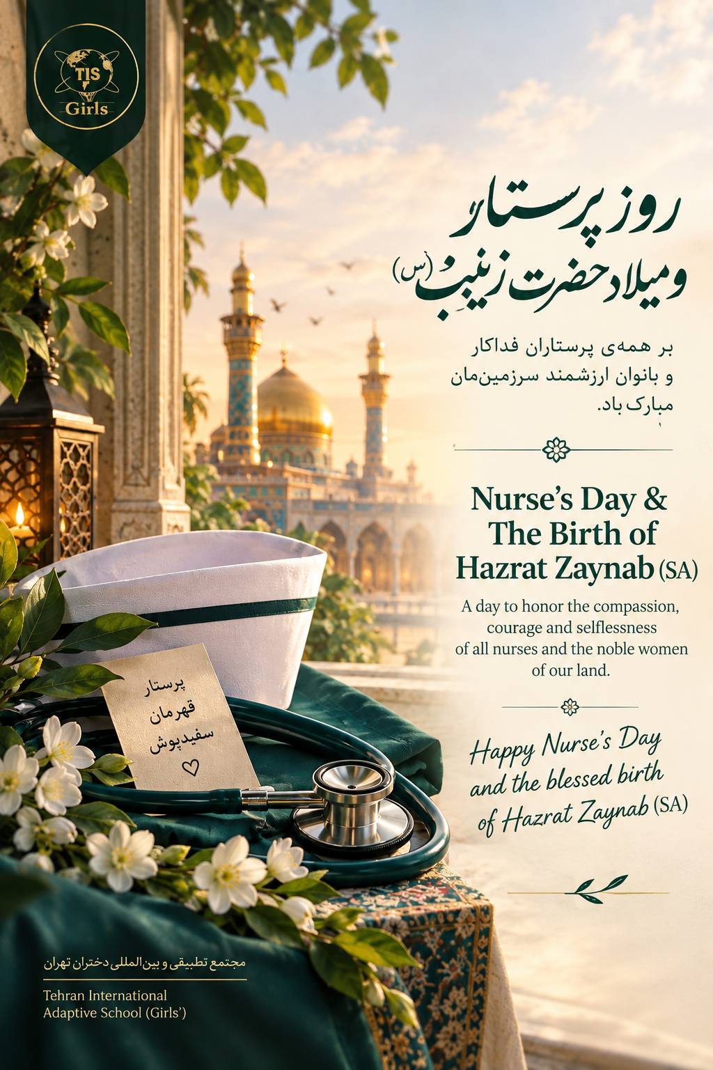 Happy Birthday to Lady Zainab (PBUH) & Happy Nurses’ Day!